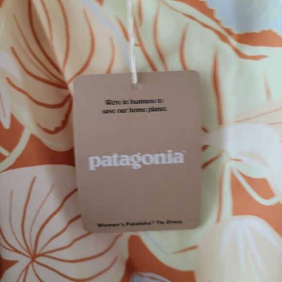 Patagonia Pataloha Tie Dress Medium Hawaiian NWT - Picture 7 of 11